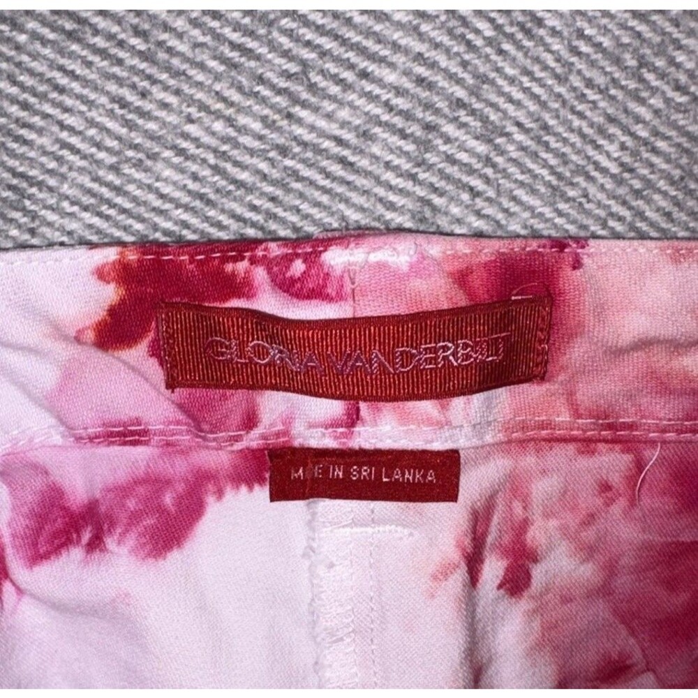 Gloria Vanderbilt Petite Pink Tie-Dye Skort Women’s Size 10 Petite - Picture 2 of 10